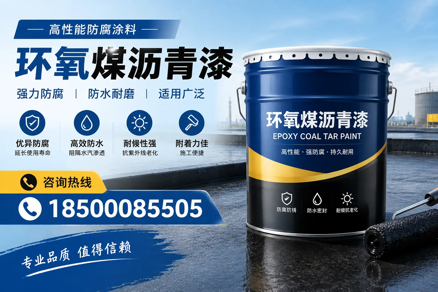 环氧煤沥青漆的主要成分与功能，西安用户深度了解