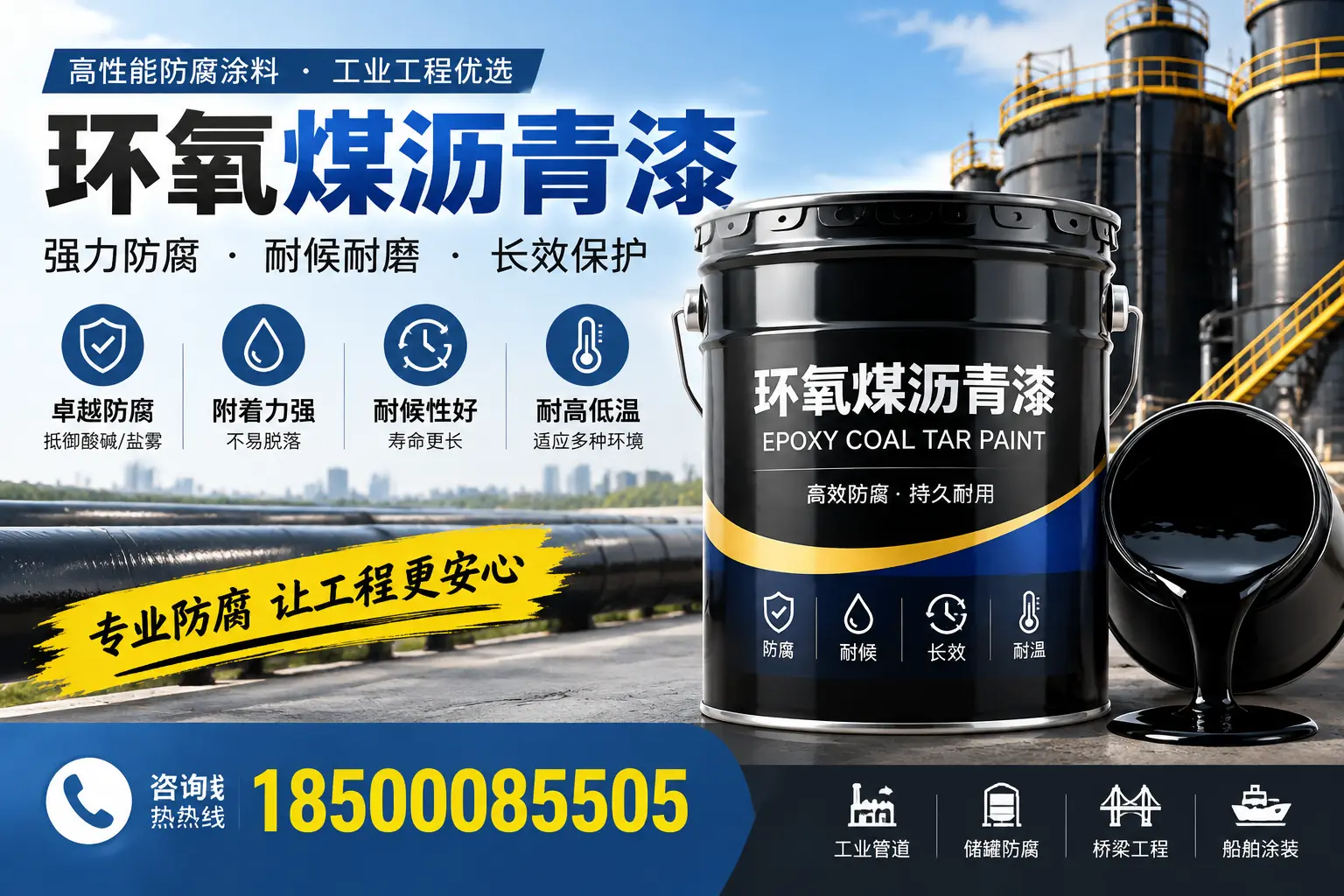 环氧煤沥青漆的施工方法与注意事项,确保在西安顺利完成
